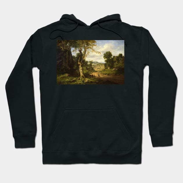View in Berkshire County, Massachusetts, Clearing Off after a September Storm by George Inness Hoodie by Classic Art Stall